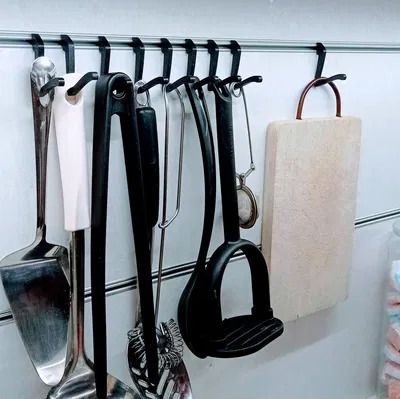 Móc treo tường bếp bằng nhôm - Giải pháp đơn giản và tiết ...