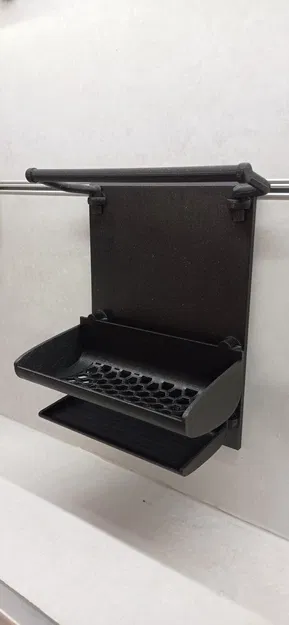 Giá đỡ bọt biển treo tường bếp bằng nhôm - Image 1