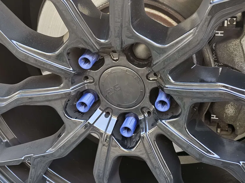 Nắp đậy bu lông bánh xe phong cách JDM cho khóa bánh xe - Image 2