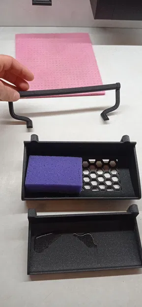 Giá đỡ bọt biển treo tường bếp bằng nhôm - Image 6