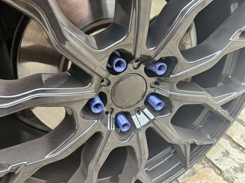 Nắp đậy bu lông bánh xe phong cách JDM cho khóa bánh xe - Image 3