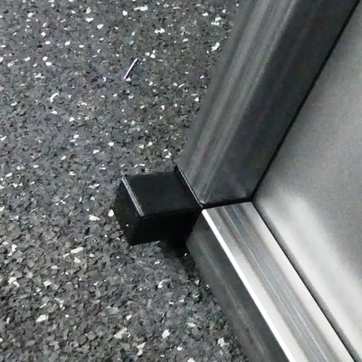 Kết nối góc 3 chiều cho ống vuông 20 x 20 x 1,5 mm