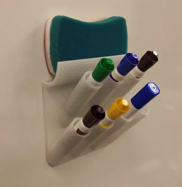 Giá đỡ bút từ tính với 3 nam châm gắn tường - Image 1