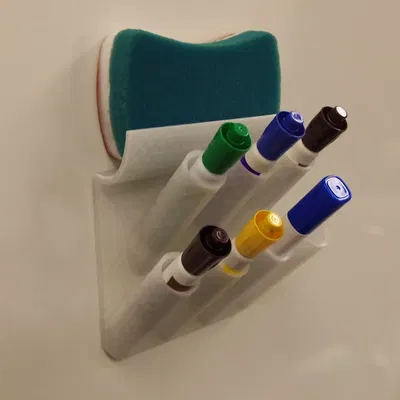 Giá đỡ bút từ tính với 3 nam châm gắn tường