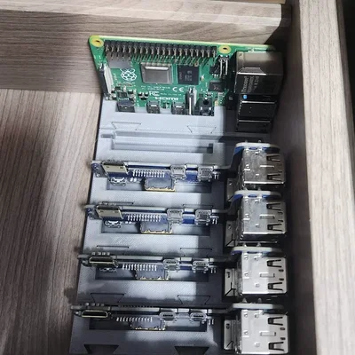Giá đỡ tổ chức Raspberry Pi4b và Pi3b cho nhiều thiết bị