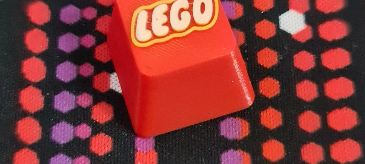 Nắp phím Lego in màu Đỏ, Vàng và Trắng - Image 1