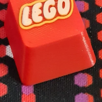 Nắp phím Lego in màu Đỏ, Vàng và Trắng