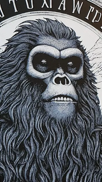 Chân dung Bigfoot huyền bí từ HueForge - Image 1
