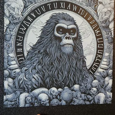 Chân dung Bigfoot huyền bí từ HueForge