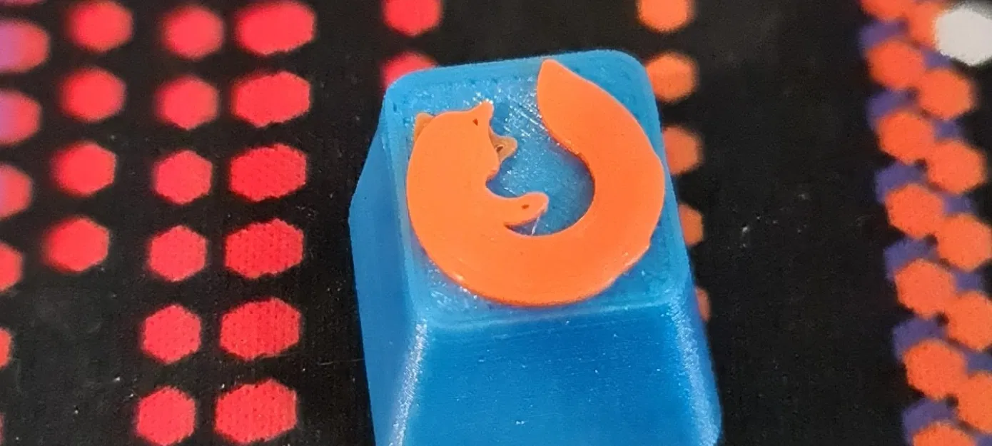 Núm phím Mozilla Firefox in màu Xanh và Cam - Image 1