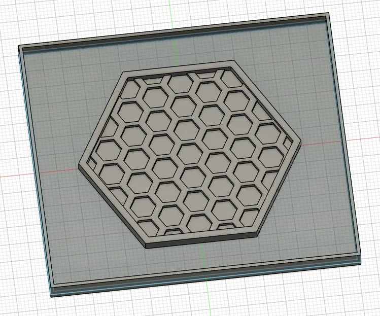 Hộp khuôn in hình lỗ tổ ong để đúc đế lót bàn - Image 1