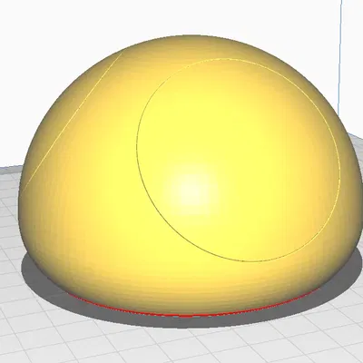 Nắp nấm xoay với chấm cho mô hình nấm mở