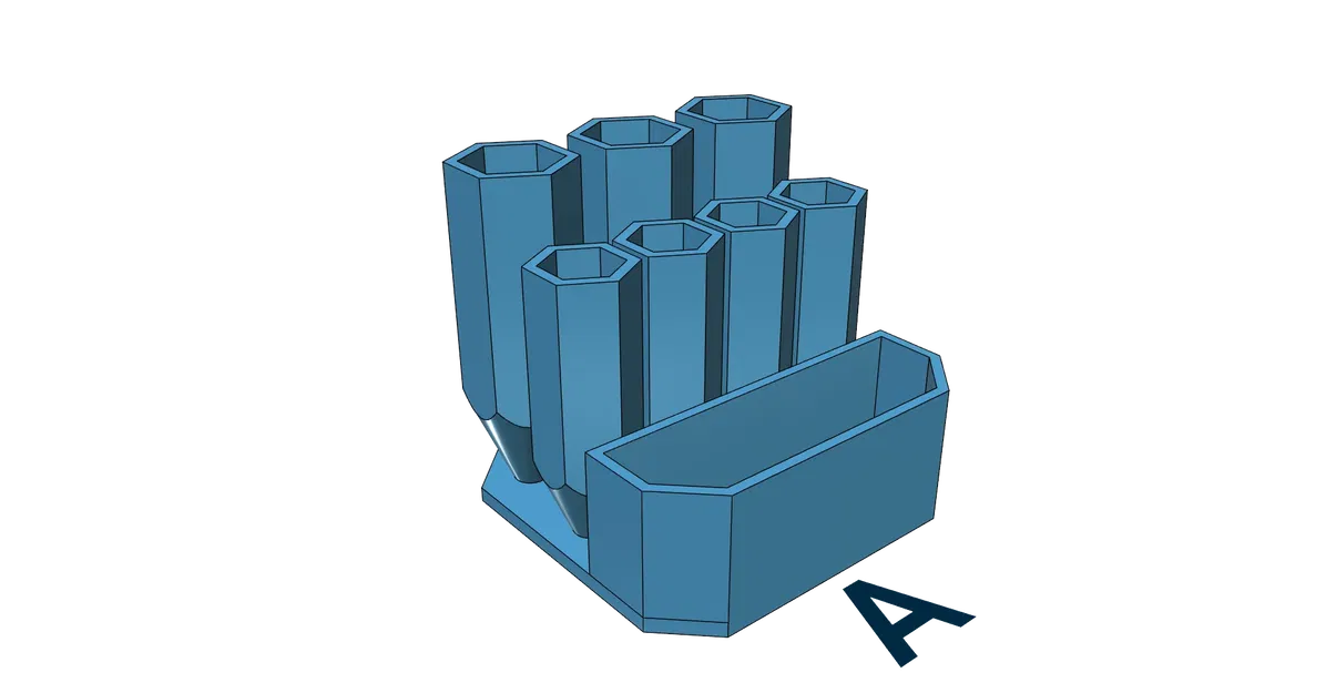 Giá đỡ bút chì dễ in không cần hỗ trợ - Image 1