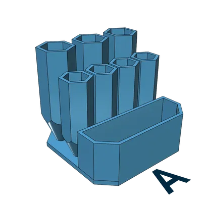 Giá đỡ bút chì dễ in không cần hỗ trợ