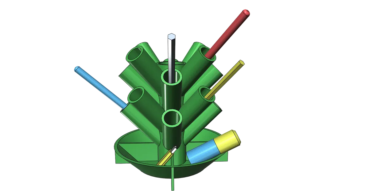 Giá đỡ bút chì và bút bi dễ in không cần hỗ trợ - Image 1