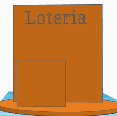 Giá đỡ lưu trữ thẻ Loteria Chica và bảng trò chơi