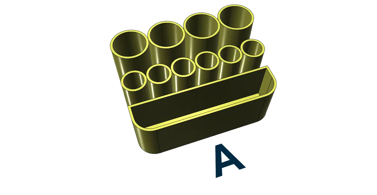 Giá đỡ bút chì dễ in không cần hỗ trợ - Image 1