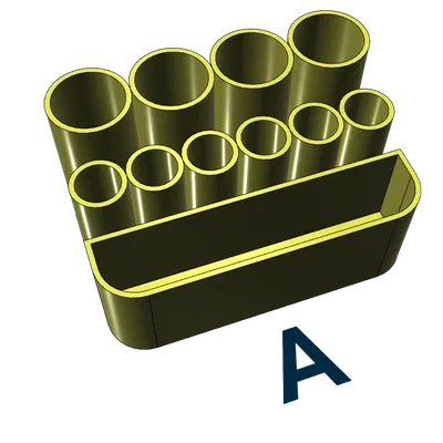 Giá đỡ bút chì dễ in không cần hỗ trợ