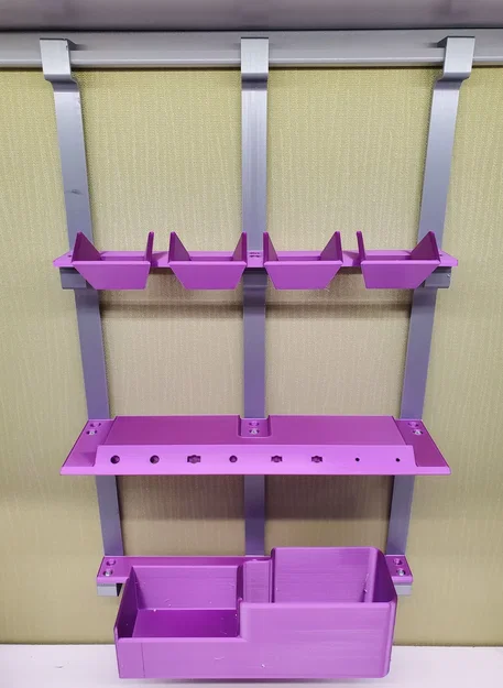 Giá đỡ dụng cụ văn phòng đa năng cho kệ sách - Image 2