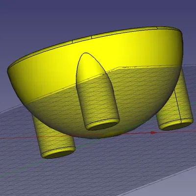 Chậu cây nhỏ đa năng hình bát