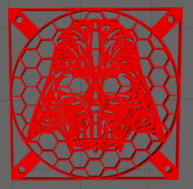 Lưới quạt 120mm cho Darth Vader - Image 1