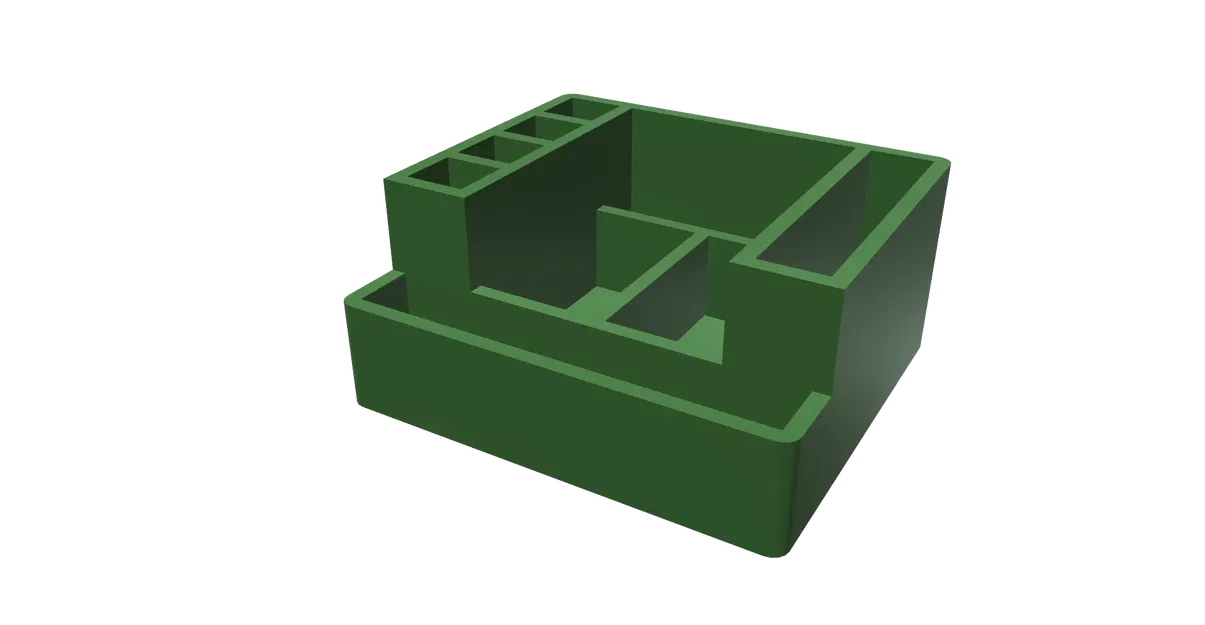 Giá đỡ bút và điện thoại cho bàn làm việc dễ in - Image 3