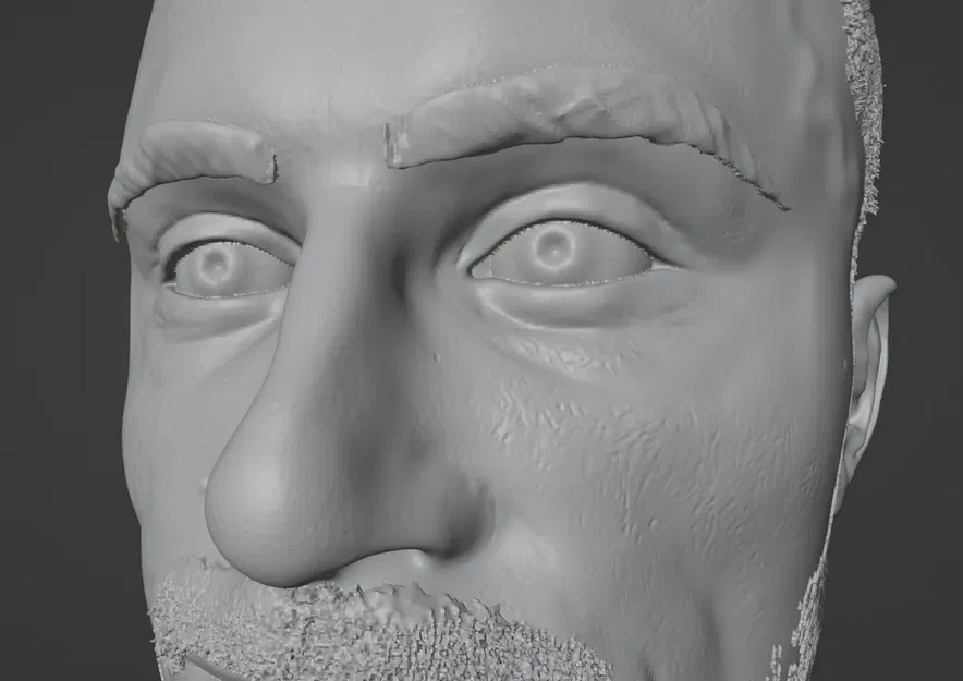 Đầu nhân vật MÍSTER JAGGER được tạo ra từ Blender - Image 4