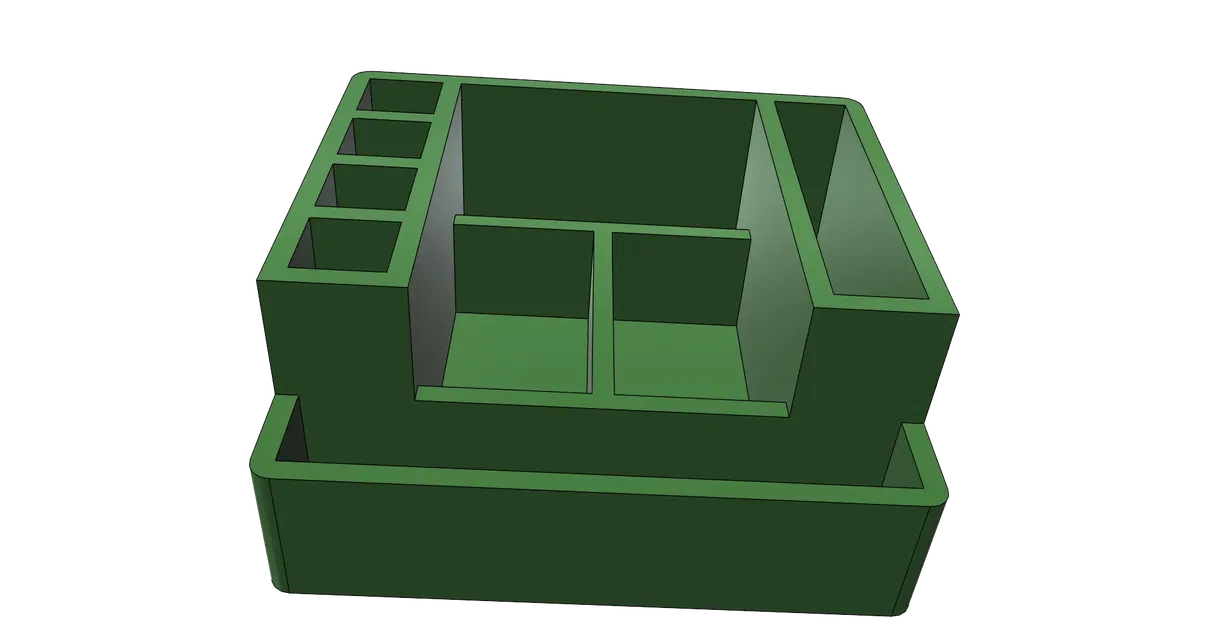 Giá đỡ bút và điện thoại cho bàn làm việc dễ in - Image 6