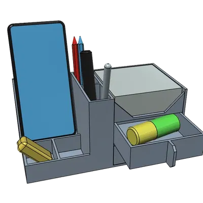 Giá đỡ bút và điện thoại cho bàn làm việc có ngăn kéo