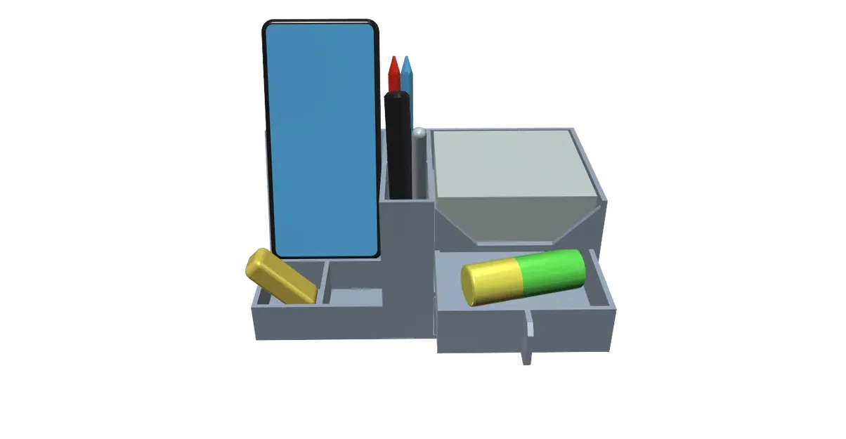 Giá đỡ bút và điện thoại cho bàn làm việc có ngăn kéo - Image 2