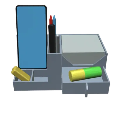 Giá đỡ bút và điện thoại cho bàn làm việc có ngăn kéo