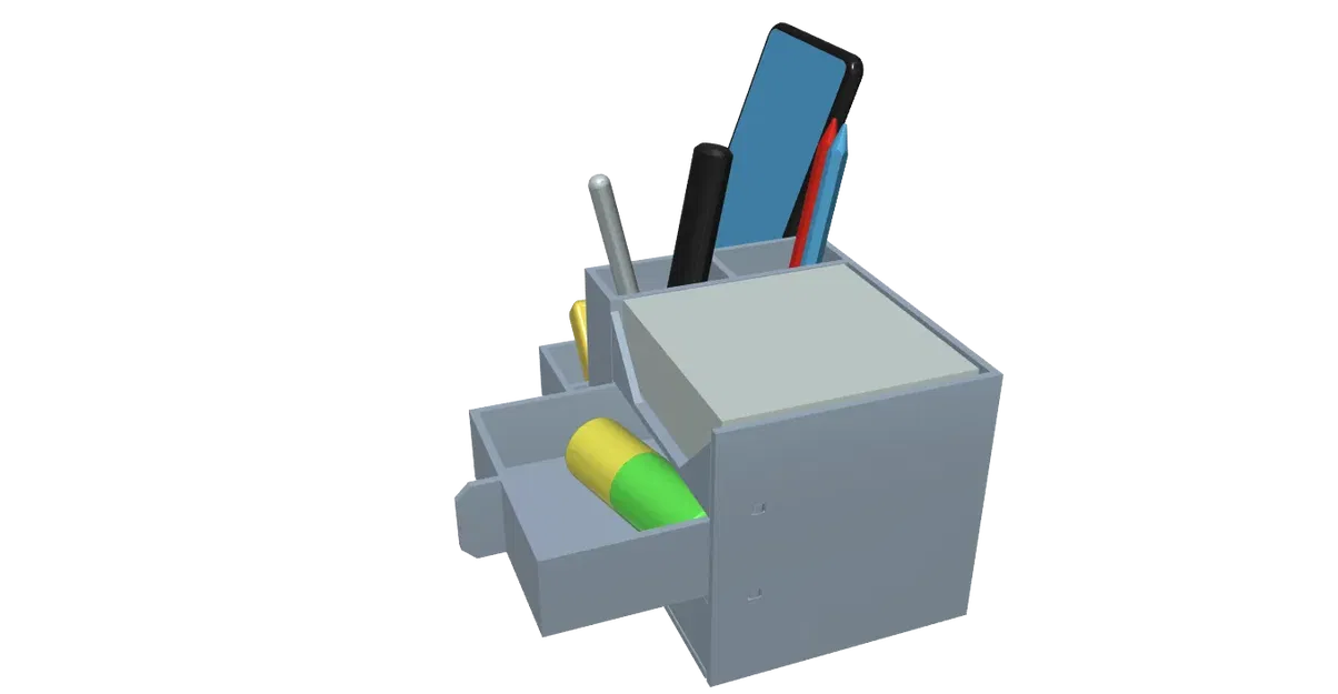 Giá đỡ bút và điện thoại cho bàn làm việc có ngăn kéo - Image 17