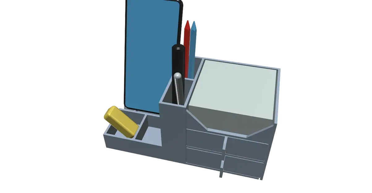 Giá đỡ bút và điện thoại cho bàn làm việc có ngăn kéo - Image 20