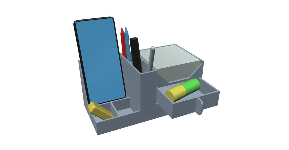 Giá đỡ bút và điện thoại cho bàn làm việc có ngăn kéo - Image 22