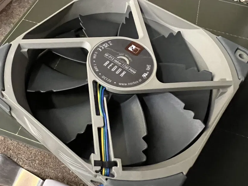 Nắp quạt đơn giản kết nối quạt 120mm với ống 3 inch - Image 4