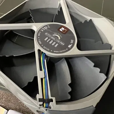 Nắp quạt đơn giản kết nối quạt 120mm với ống 3 inch