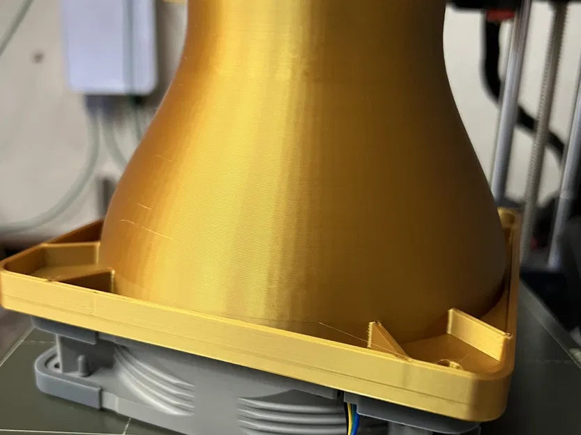 Nắp quạt đơn giản kết nối quạt 120mm với ống 3 inch - Image 5