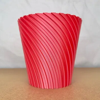 Bình hoa xoắn ốc 01