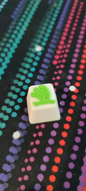 Nắp phím Skoda in màu trắng và xanh - Image 1