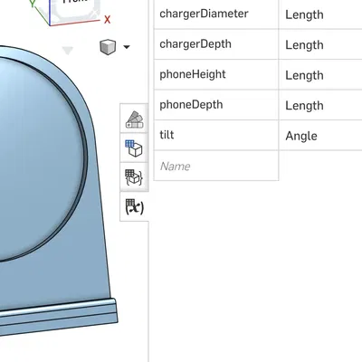 Giá đỡ điện thoại tùy chỉnh cho sạc không dây