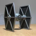 Mô hình Tie Fighter Star Wars in 3D cho người hâm mộ - Thumbnail 1