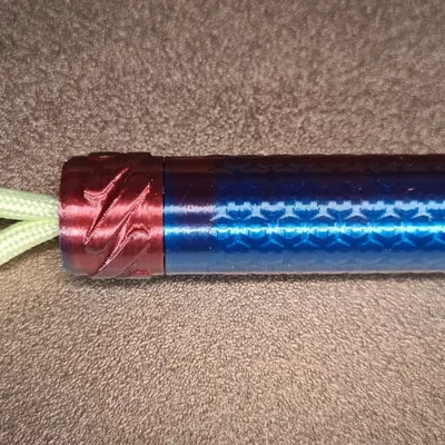 Bình chứa hình trụ có ren EDC đeo cổ