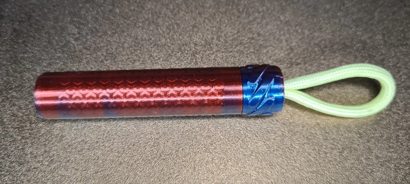 Bình chứa hình trụ có ren EDC đeo cổ - Image 2