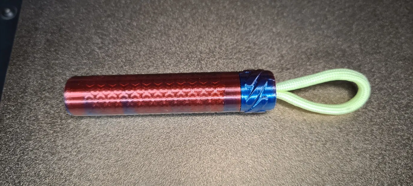 Bình chứa hình trụ có ren EDC đeo cổ - Image 3