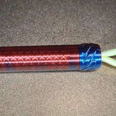 Bình chứa hình trụ có ren EDC đeo cổ