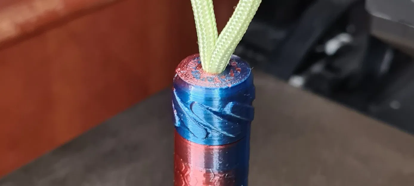 Bình chứa hình trụ có ren EDC đeo cổ - Image 4