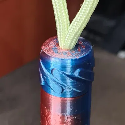 Bình chứa hình trụ có ren EDC đeo cổ