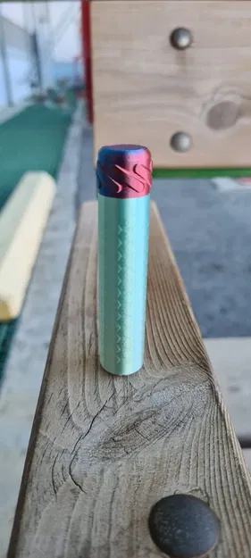 Bình chứa hình trụ có ren EDC đeo cổ - Image 6