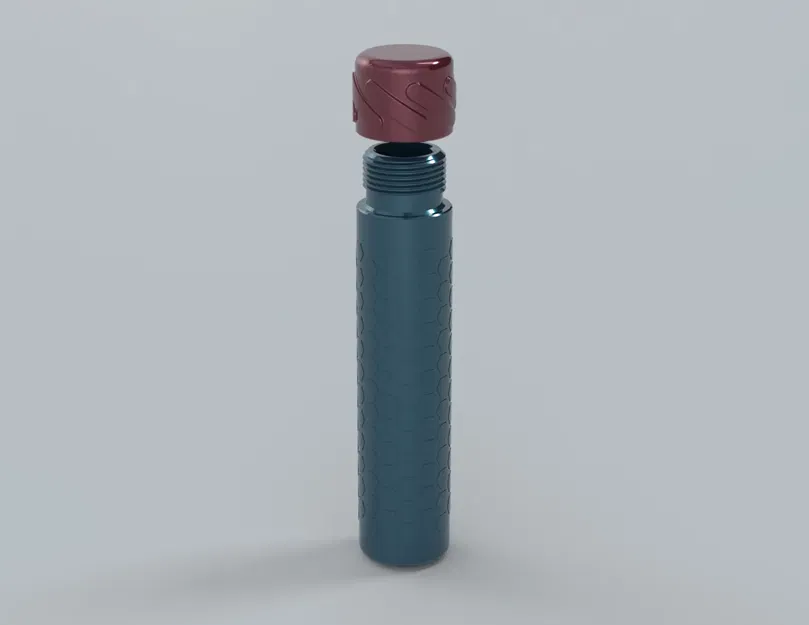 Bình chứa hình trụ có ren EDC đeo cổ - Image 10