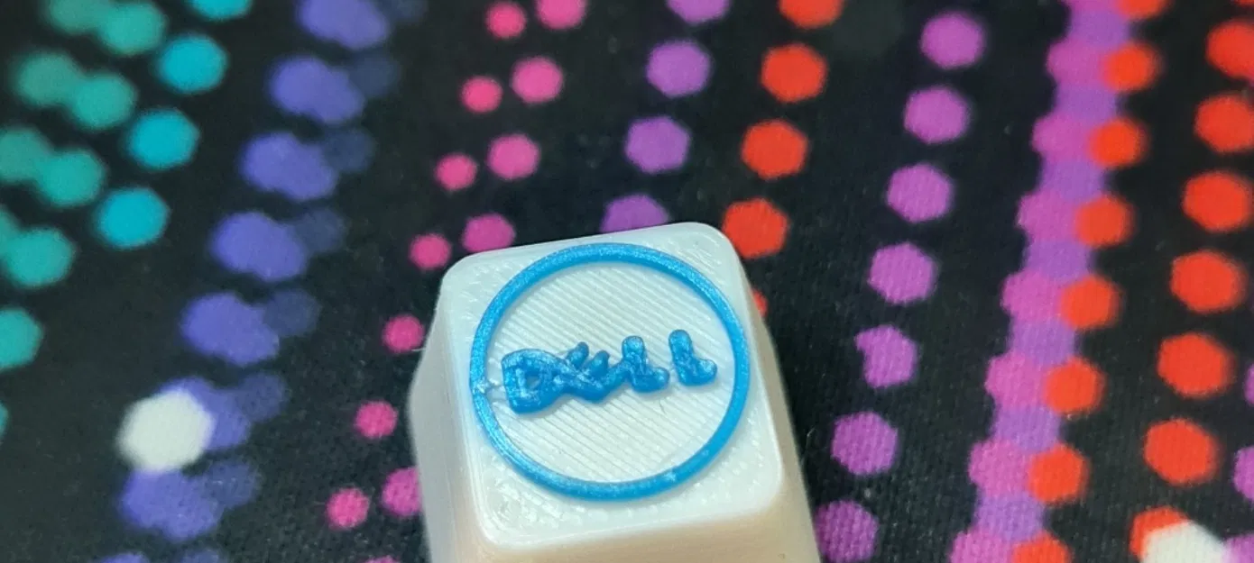 Núm phím Dell in màu Trắng và Xanh - Image 1